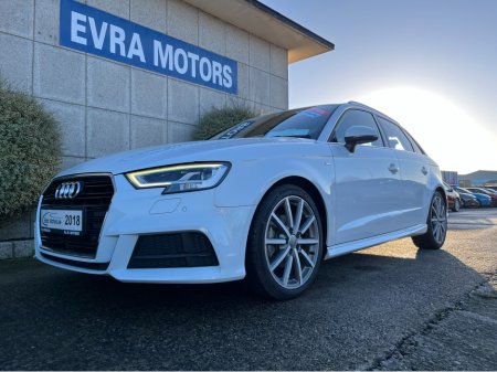 2018 Audi A3 S-LINE HATCHBACK AUTOMATIC 1.4 PETROL //HIGH SPEC//LOW MILES//HALF LEATHER HEATED SEATS//FULL ELECTRIC DRIVERS SEAT//REVERSE CAMERA//KEYLESS ENTRY//ADAPTIVE CRUISE CONTROL// €21,950 thumbnail