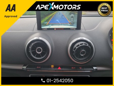2016 Audi A3 FINANCE ARRANGED * NEW NCT JAN-28 * IMMACULATE * AA APPROVED * 101 SAFETY CHECKLIST * AUTOMATIC * COLOUR REVERSE CAMERA * TOP-SPEC 5DR HATCH * LOW LOW KMs * ADAPTIVE CRUISE * CRUISE CONTROL and SPEED €16,449 thumbnail