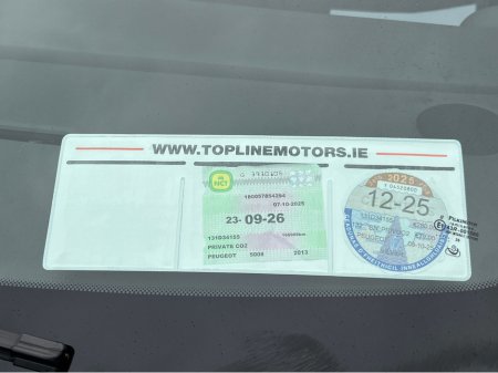 2013 Peugeot 5008 ==7 SEATER//NEW NCT//1.6 HDI ACTIVE//IMMACULATE== €5,950