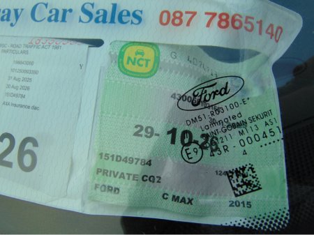 2015 Ford C-Max 1.6 TDCI ZETEC 115PS 5DR €8,950 thumbnail