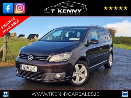 2013 Volkswagen Touran { AS  NEW  7  SEATER  NCT  10/24  VW  SERVICE  HISTORY }..1.6 TDI SE 105BHP  5 5DR €10,950