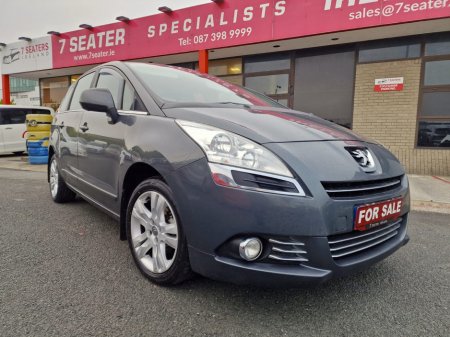 2012 Peugeot 5008 ACTIVE 1.6 HDI 112 7 SEATS 4DR €4,900