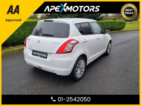 2012 Suzuki Swift 1.2 MANUAL * TOP-SPEC SZ3 * NEW NCT FEB-27 * ONE OWNER FROM NEW * IMMACULATE * 6-STAMPS in SERVICE HISTORY * AA APPROVED * 101 SAFETY CHECKLIST * LOW LOW MILES * CRUISE CONTROL * LOW TAX * 12-MONTH RO €6,949 thumbnail
