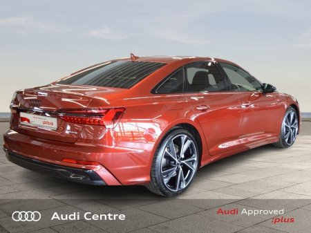 2025 Audi A6 40 TDI QUATTRO S-LINE Price new was € 93,189 GRENADINE RED Sunroof €84,999 thumbnail