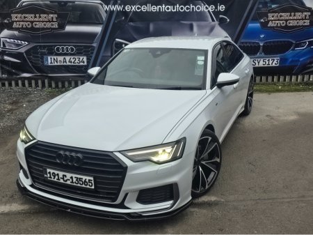 2019 Audi A6 2.0 TDI S LINE 40 204PS 4DR AUTOMATIC BLACK EDITION WHITE!IMMACULATE €29,950 thumbnail