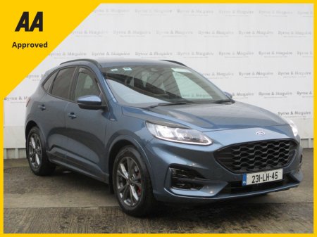 2023 Ford Kuga ST-LINE X 5DR 1.5 TD 120 S6. S6.2 M6, TOP OF THE RANGE WITH WINTER PACK, ONE CAREFUL OWNER AND FULL FORD SERVICE HISTORY !!12 MONTHS WARRANTY AND 12 MONTHS AA COVER. €37,950 thumbnail