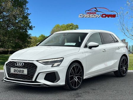 2022 Audi A3 SPORTBACK TDI S-LINE €30,950