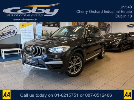 2018 BMW X3 2.0 XLINE 5DR AUTO, NCT 2028 Full Leather, Reverse Cam, Sat Nav, Heated Seats, Parking Sensors, Cruise Control, MFSW, Dual Climate Control, Bluetooth, Alloy Wheels, Full Electrics, and more. €30,950 thumbnail