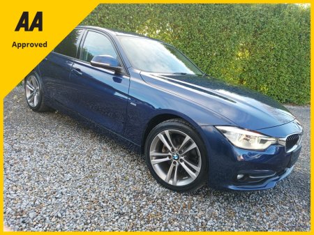 2018 BMW 3 Series 320 DIESEL SPORT LINE SPORTS INTERIOR UNMARKED INSIDE BMW SERVICE HISTORY (9 INPUTS) JUST FULLY SERVICED 2 YEARS NCT 1 YEAR ROAD TAX LOADED WITH EXTRAS €24,949 thumbnail