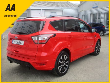 2019 Ford Kuga ST-LINE 2.0 TDCI 150PS AWD MODEL.  TOP OF THE RANGE MODEL, FULLY SERVICED AND NCT TESTED WITH WARRANTY AND 12 MONTHS AA COVER !!! €24,500 thumbnail