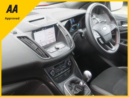 2019 Ford Kuga ST-LINE 2.0 TDCI 150PS AWD MODEL.  TOP OF THE RANGE MODEL, FULLY SERVICED AND NCT TESTED WITH WARRANTY AND 12 MONTHS AA COVER !!! €24,500 thumbnail