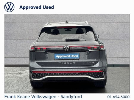 2025 Volkswagen Tiguan Tiguan R-Line Tsi Phev S-A R-Line TSi eHybrid 204 DSG 19.7 kWh Auto 2WD Start/Stop @frank Keane Volkswagen South Dublin €49,995 thumbnail