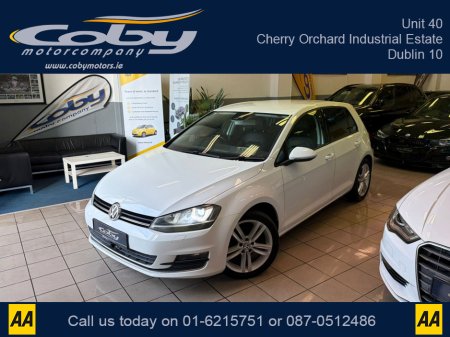 2013 Volkswagen Golf 1.4 5DR AUTO Highline. New NCT done before collection. Full Leather, Reverse Cam, Cruise Control, Heated Seats, Dual Climate, MFSW, Paddle Shift, Bluetooth and more. €11,450 thumbnail