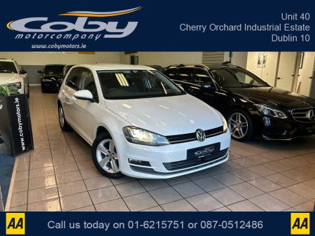 2015 Volkswagen Golf 1.2 5DR AUTO. Comfortline. Immaculate Car, New NCT done before collection, Irish Radio with Bluetooth, Dual Climate Control, Cruise Control, Alloy Wheels, MFSW, Full Electrics, and more.