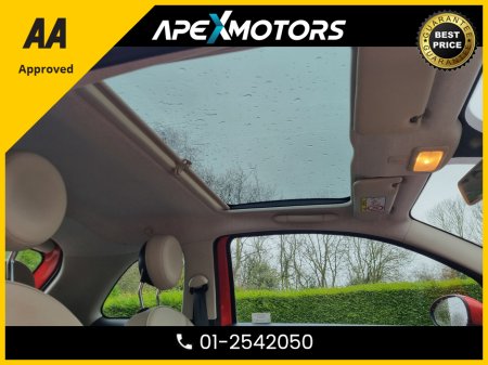 2017 Fiat 500 FINANCE ARRANGED * TOP-SPEC LOUNGE MODEL * PAN SUNROOF * NEW NCT FEB-28 * IMMACULATE * STAMPED SERVICE HISTORY * AA APPROVED * 101 SAFETY CHECKLIST * LOW LOW MILES * 2-KEYS * LOW TAX * 12-MONTH ROADSI €11,949 thumbnail