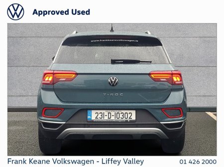 2023 Volkswagen T-Roc STYLE 1.0 TSI 110HP *ONE OWNER* *PETROL BLUE* *JOHANNESBURG ALLOYS* *REAR VIEW CAMERA* *ART VELOUR SEATS* *PCP AVAILABLE* €28,895 thumbnail