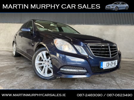 2013 Mercedes-Benz E Class 200 CDI BLUE EFFICIENCY AVANTGARDE ECO 4DR A €6,950