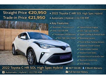 2022 Toyota C-HR for sale
