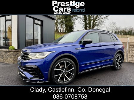 2024 Volkswagen Tiguan 2.0 TDI R-LINE 150 BHP AUTOMATIC,IRISH REG,PAN ROOF,LAPIZ BLUE,MAXTON BODY KIT,PARK ASSIST,REVERSE CAMERA,NIGHT EDITION,HEATED STEERING WHEEL,HEATED SEATS,VIRTUAL COCKPIT,XENON LED LIGHTS,ONE OWNER €49,995