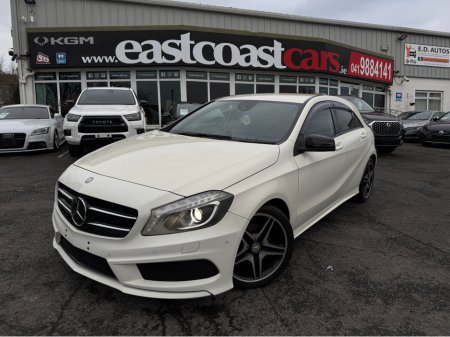 2014 Mercedes-Benz A Class ( 142 REG  A180 AMG INTERIOR HALF LEATHER SEATS / HI SPEC / SYSTEM LOW ROAD TAX BAND / SIMI DEALER