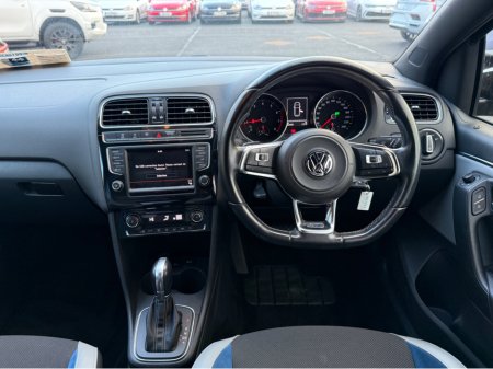 2016 Volkswagen Polo GT 1.4 150BHP AUTO * GT LINE INTERIOR, REAR VIEW CAMERA, CRUISE CONTROL, PADDLE SHIFT, TOUCH SCREEN RADIO, MULTIFUNCTION STEERING WHEEL, FRONT & REAR ELECTRIC WINDOWS, ISOFIX, TRIP COMPUTER* €13,950 thumbnail