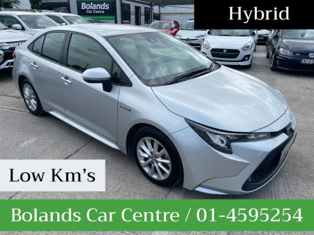 2020 Toyota Corolla (Low Kms) HYBRID 1.8 AUTOMATIC 4DR SALOON MODEL  www.bolandscarcentre.ie €19,900