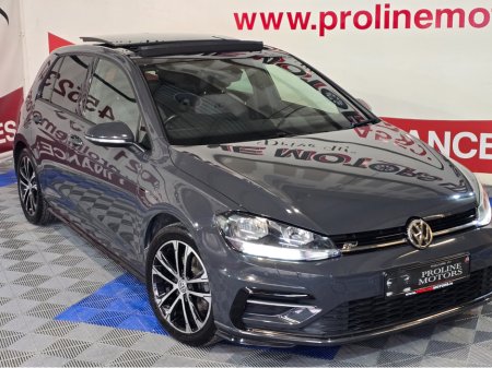 2018 Volkswagen Golf 2.0 TDI R-LINE TECH PAN ROOF URANO GREY €24,995