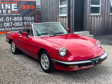 1987 Alfa Romeo Spider //BRAND NEW RESPRAY//SPOTLESS/RARE €19,995