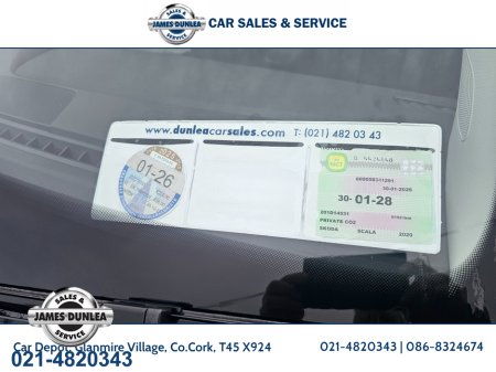 2020 Skoda Scala STYLE plus  1.0 TSI 95BHP 4DR €19,950 thumbnail