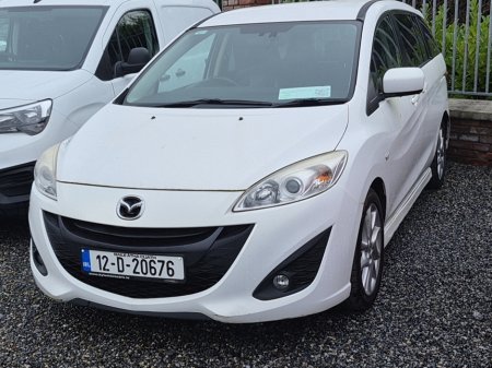 2012 Mazda Mazda5 Sport Model 1.6 Diesel 115 Bhp with full leather seats and Electric double sliding doors with 7 full size seats