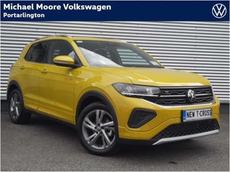 2026 Volkswagen T-Cross R-LINE 1.0TSI 115HP M5F €37,115