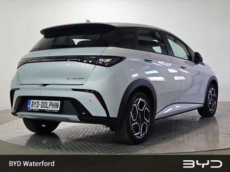 2026 BYD Dolphin *Finance Rates from 3.5%* Order Now for 261 Delivery COMFORT MODEL - 60kWh battery, 204HP, up to 427km range. Features include 360 Surround Camera, Heat Pump, Adaptive Cruise Control, Heated Seats, €33,719