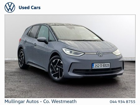 2025 Volkswagen ID.3 ID.3 PA PRO PLUS 58KWH €34,950 thumbnail