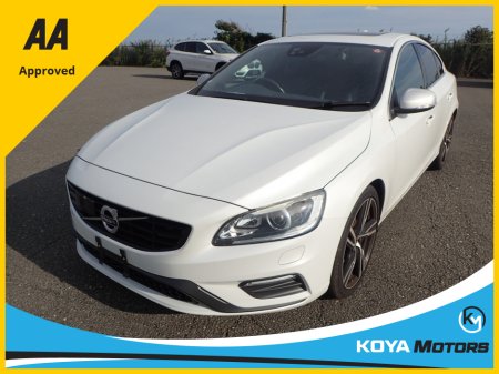 2016 Volvo S60 2.0 D4 R DESIGN PLUS DIESEL AUTOMATIC // TINY KMS // MASSIVE SPEC //  FULL HEATED LEATHER // REVERSING CAMERA // CRUISE CONTROL // LANE ASSIST // COLLISION WARNING SYSTEM // UPGRADED SPORT ALLOYS €17,950