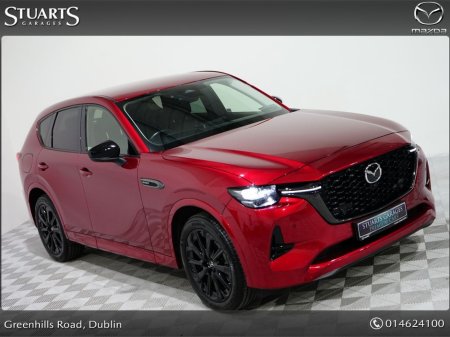 2022 Mazda CX-60 2.5 PHEV 327PS HOMURA, *JUST LISTED*HIGH SPEC* DRIVERS ASSISTANCE PACK, CONVENIENCE PACK, PAN PACK* SOUL RED CRYSTAL WITH BLACK LEATHER , RADAR CRUISE €38,945 thumbnail