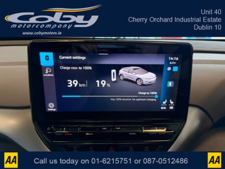 2022 Volkswagen ID.4 PRO 150 KW FAMILY 77KWH 204BHP PR PROPERF AUTO. 2Keys, 1/2 Leather, Full Electrics, Sat Nav, Dual Climate Control, Heated Seats, Cruise Control, Revers Cam, Parking Sensors, Handsfree, & more. €27,950 thumbnail