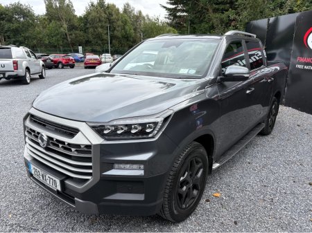 2025 KGM Musso 2.2 DSL AT P/T 4WD 4DR AUTO CREW CAB FULL LEATHER HEATED & COOLED SEATS PRICE EX VAT €46950 INC VAT €38,881