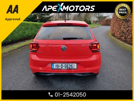 2019 Volkswagen Polo FINANCE ARRANGED * 1.0 BEATS EVO 80PS 5DR * TOP SPEC 5DR * NEW NCT JAN-28 * IMMACULATE * STAMPED SERVICE HISTORY * AA APPROVED * 101 SAFETY CHECKLIST * COLOUR REVERSE CAMERA * TOP-SPEC 5DR HATCH * LOW €14,949 thumbnail