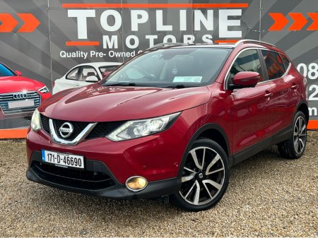 2017 Nissan Qashqai ==1.5 DCI TEKNA //FULL LEATHER//PAN ROOF//HEATED SEATS== €11,950 thumbnail