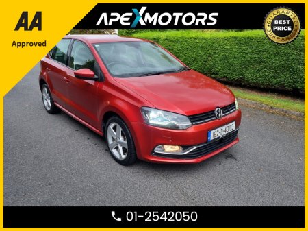 2016 Volkswagen Polo FINANCE ARRANGED * TOP-SPEC HIGHLINE * UPGRADED INTERIOR * NEW NCT OCT-27 * LOW TAX * 1.2 * AUTOMATIC (DSG) * AA APPROVED  * 101 SAFETY CHECKLIST * IMMACULATE * COLOUR REVERSE CAMERA * TOP-SPEC 5DR HA €12,449