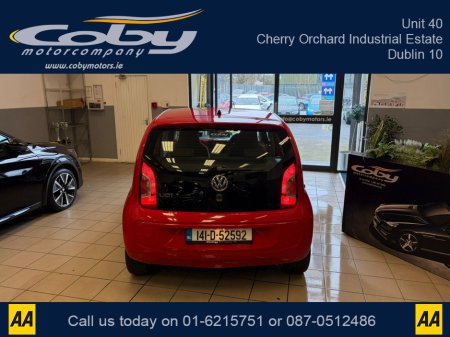 2014 Volkswagen up! 1.0 AUTO 5DR. New NCT done before collection, Half Leather, Heated Seats, Parking Sensors, AUX, Central Locking, Radio, CD Player, Air Conditioning,  Luggage Cover, Electric Front Windows and more. €7,950 thumbnail