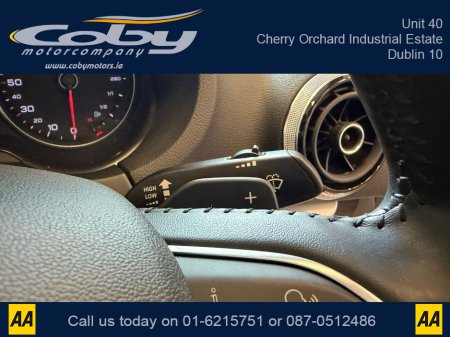 2015 Audi A3 1.4 Petrol Auto Saloon 4DR. New NCT done before collection, Reverse Camera, Dual Climate Control, MFSW, Cruise Control, Sat Nav, Handsfree, Parking Sensors, Paddle Shift and more. €13,750 thumbnail