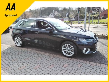2022 Audi A3 Sportback 30TFSI 110HP SE 4DR €27,995