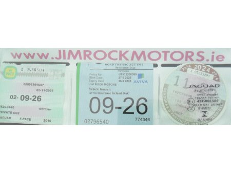 2016 Jaguar F-Pace 2.0 D PORTFOLIO  AUTO.......NCT 09/26........ENGINE REBUILT BY JAGUAR €18,995 thumbnail