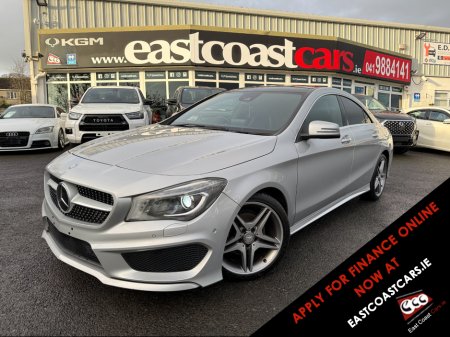2015 Mercedes-Benz CLA Class ( 152 REG ) PANORAMIC SUNROOF AMG INTERIOR CLA180 HALF LEATHER HEATED  SEATS , PRIVACY GLASS REV CAMERA ALLOYS - €18,950