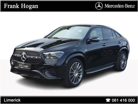 2026 Mercedes-Benz GLE Class GLE 350de Coupe PHEV 197 / 313 Bhp € 150 Road Tax €134,716