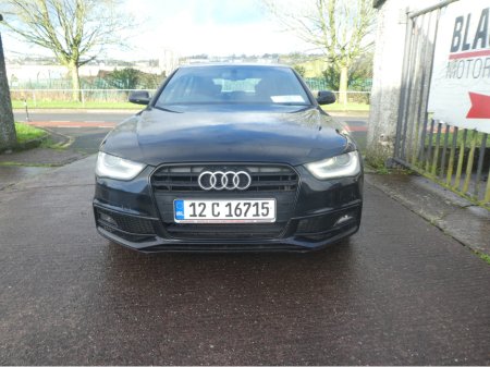 2012 Audi A4 2.0 TDI S LINE 141B 141BHP 4DR BLACK EDITION €5,450