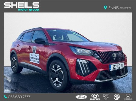 2025 Peugeot 2008 Electric Allure (54 kWh) 156BHP €33,950