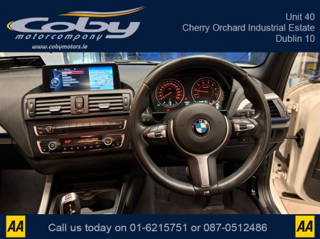 2014 BMW 1 Series 1.6 5DR AUTO M-Sport . NCT, Cruise Control, Dual Climate Control, Alloy Wheels, Revers Camera, Bluetooth, Folding Rear Seats, CD Player & more. €12,950 thumbnail