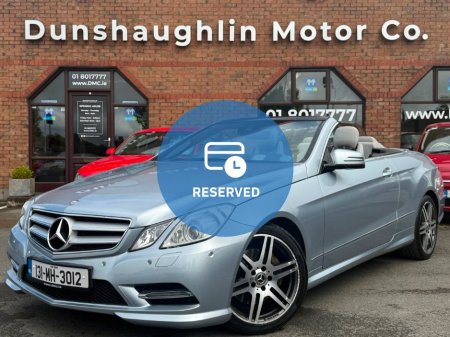 2013 Mercedes-Benz E Class E 350 CDI AMG CABRIOLET AUTO PREMIUM *HUGE SPEC*